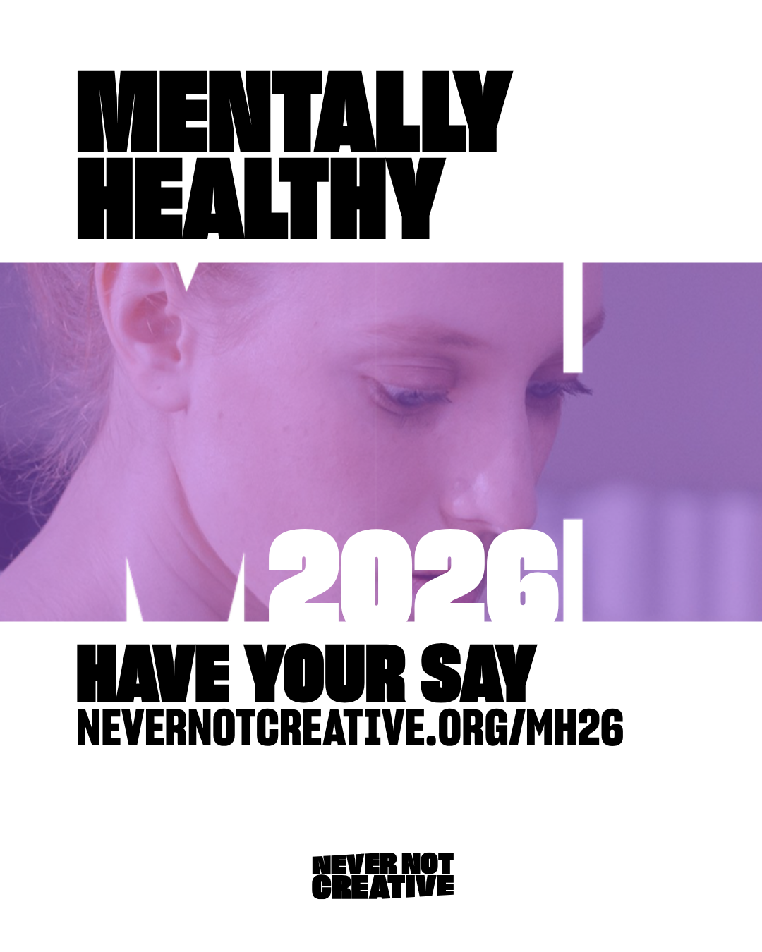 Mentally Healthy 2026 Instagram portrait share tile