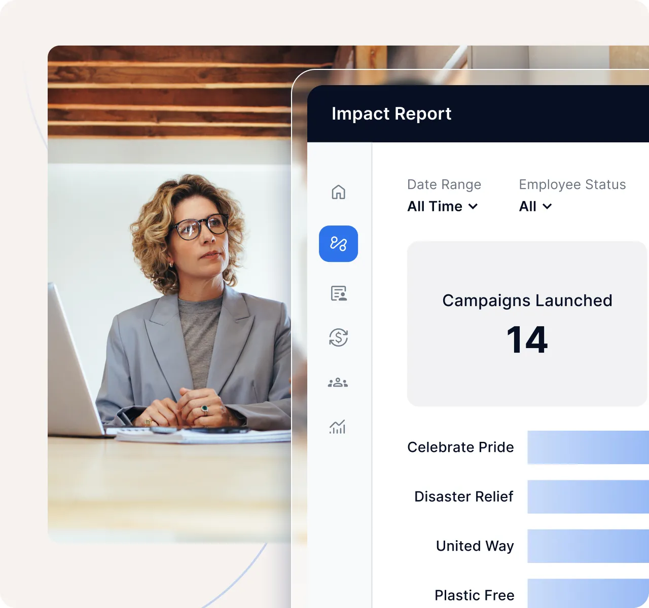 A screenshot of an application intake ui
