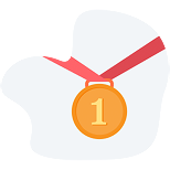 Symbol für eine Goldmedaille.