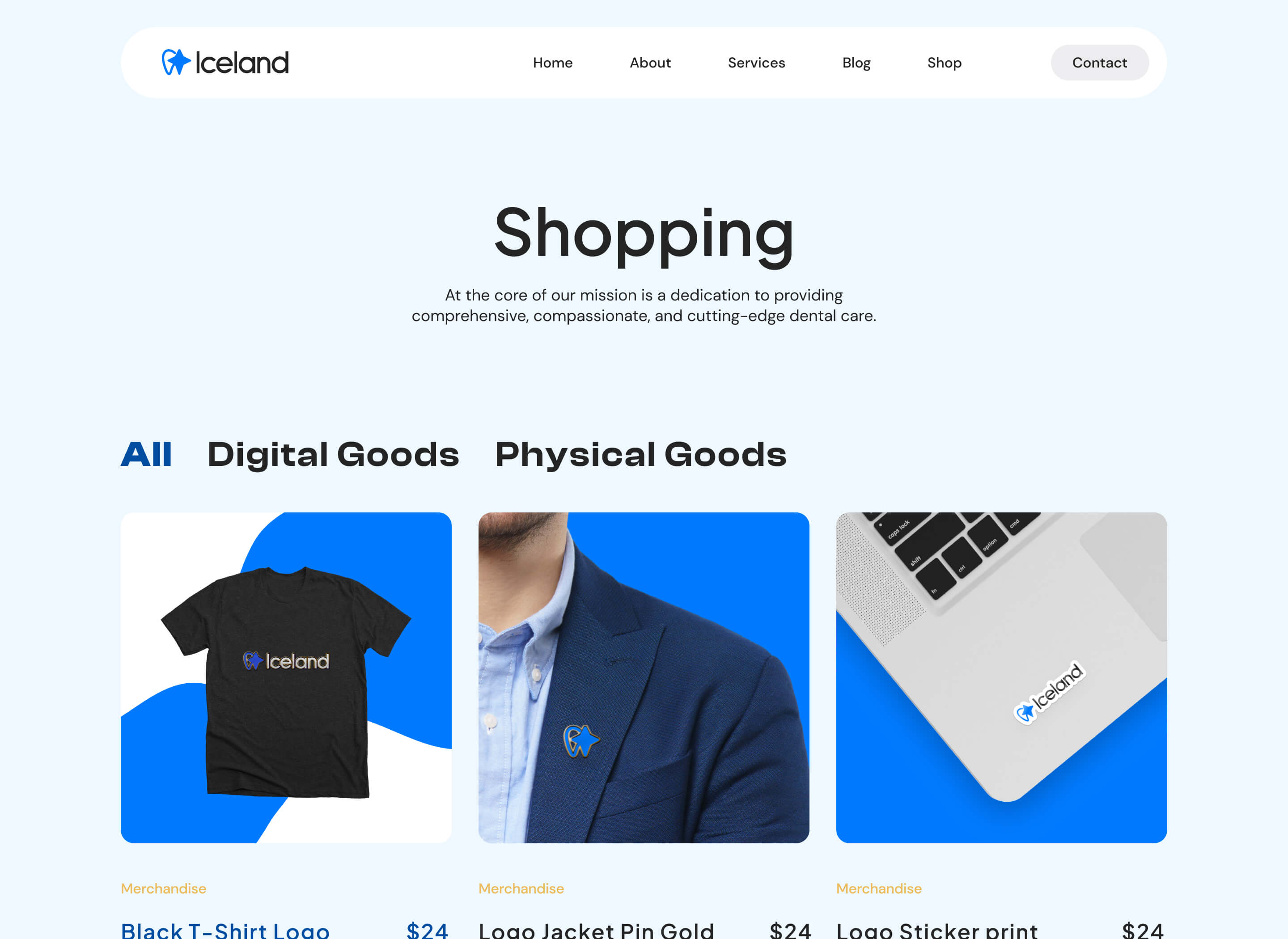 Iceland Webflow Template - Designed by Azwedo.com and Wedoflow.com