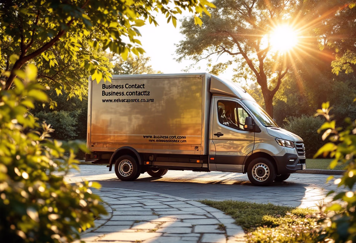 image of contact details (for a courier & delivery service)