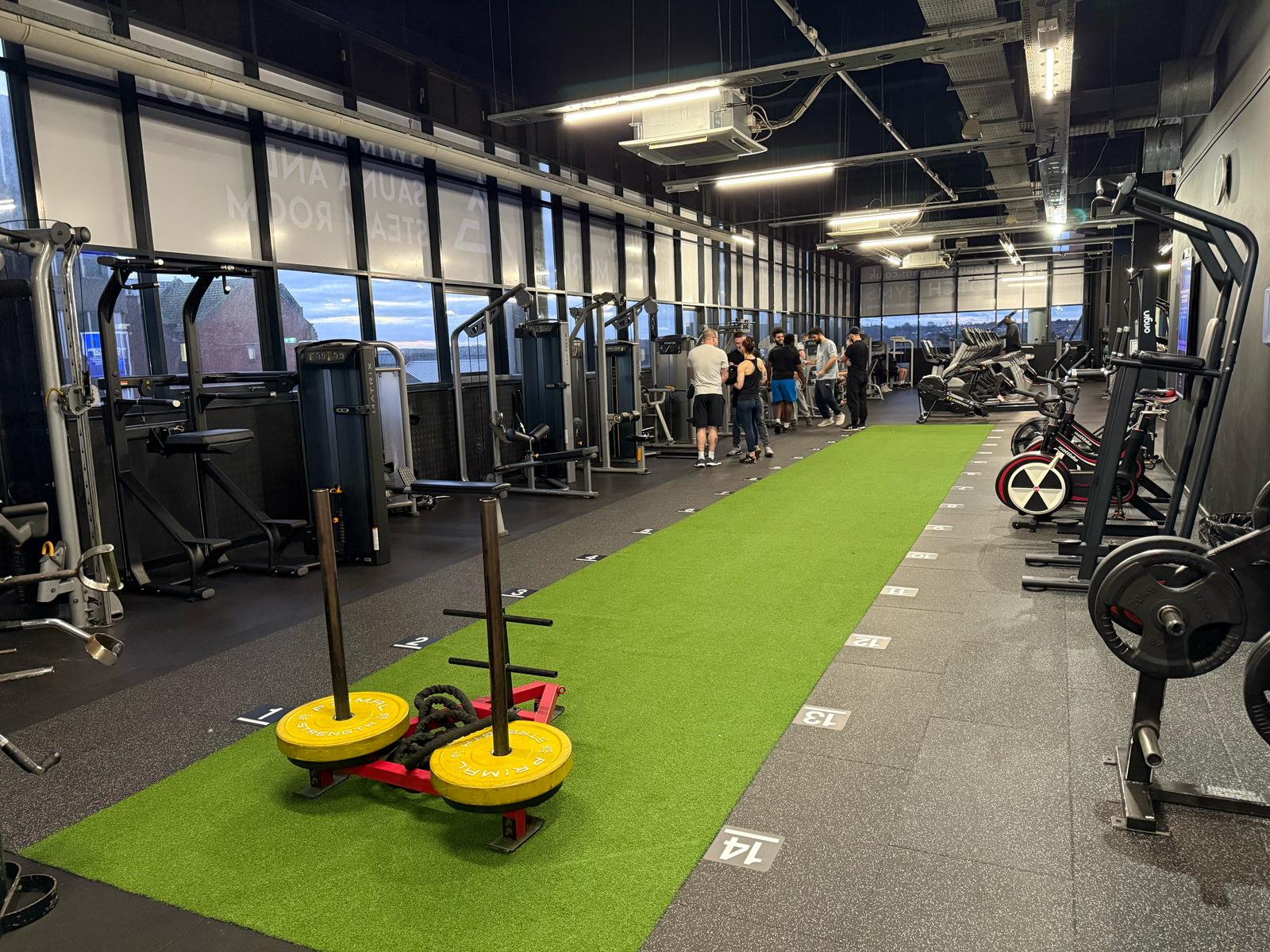 Spacious resistance and functional zone with premium strength equipment
