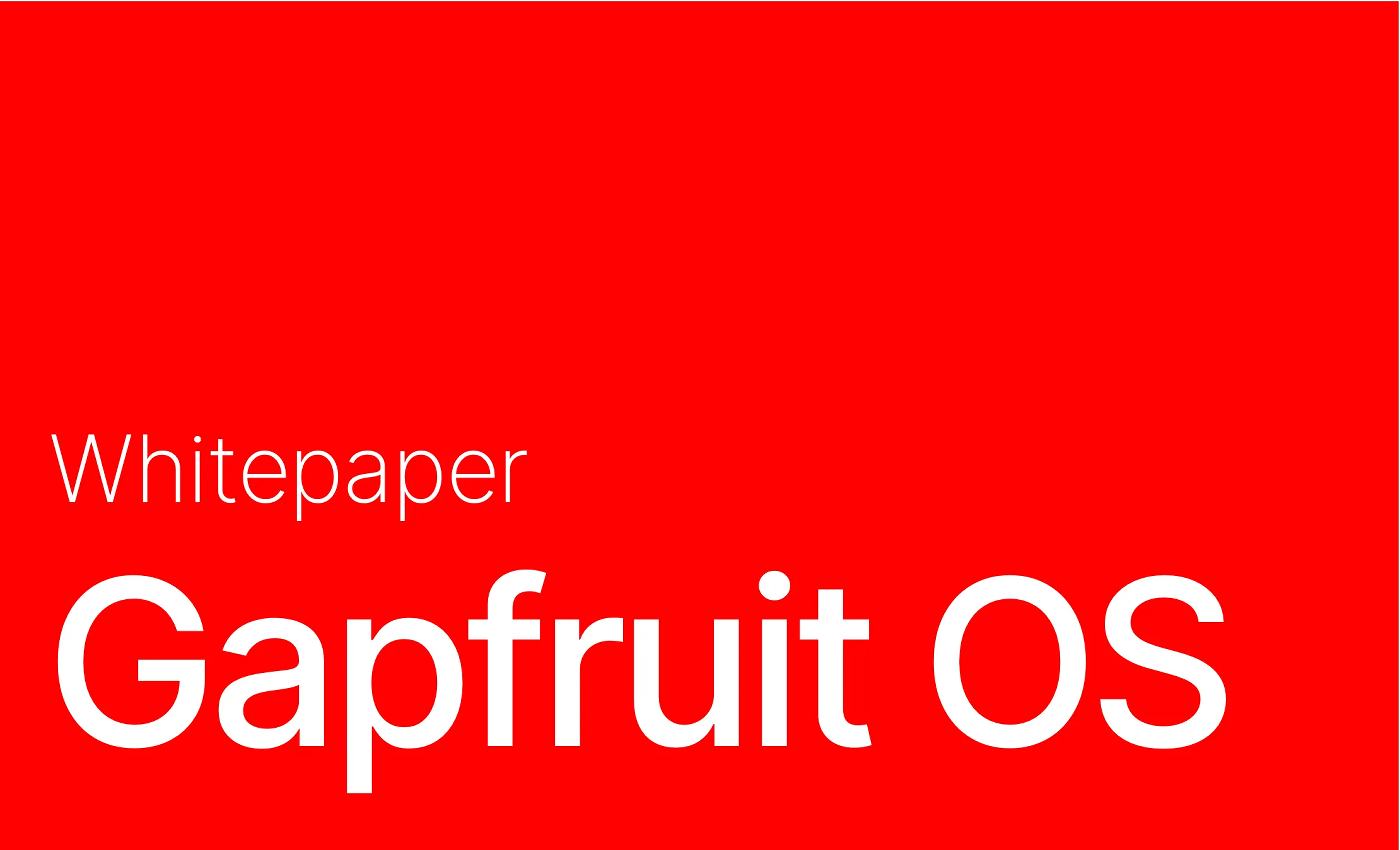 Inside the Architecture of Gapfruit OS