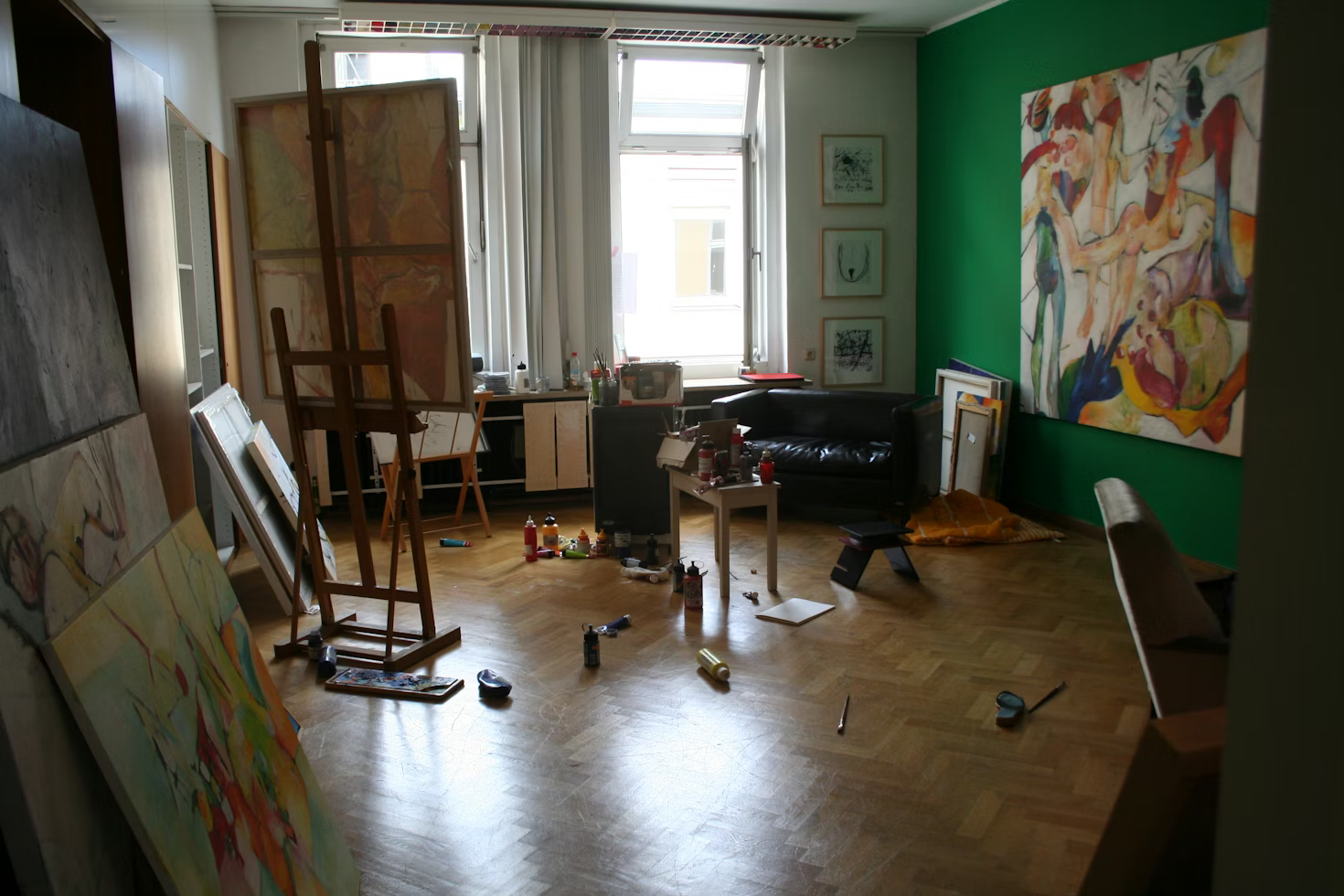 Atelier d'artiste peintre