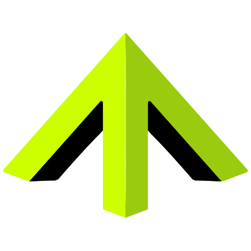 Archer's three dimensional green arrow logo pointing upward with black shadow accents.