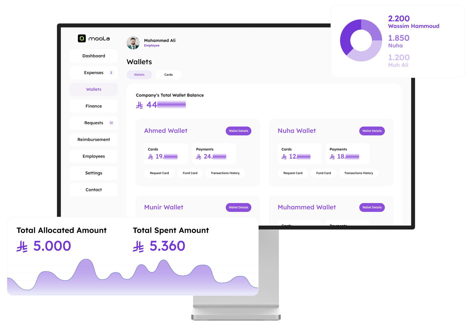 Spend Management Hero Section