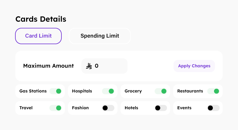 Spending Limit Controls