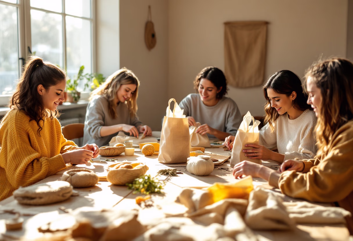 image of community involvement (for a grocery store)