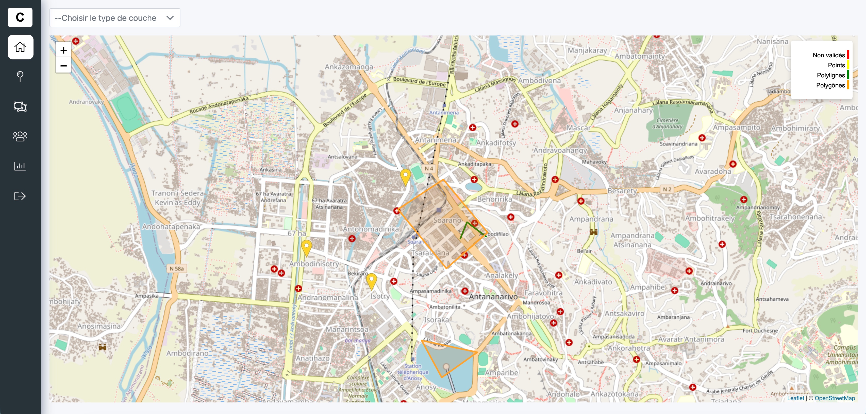 Home page for "Cartographie" project