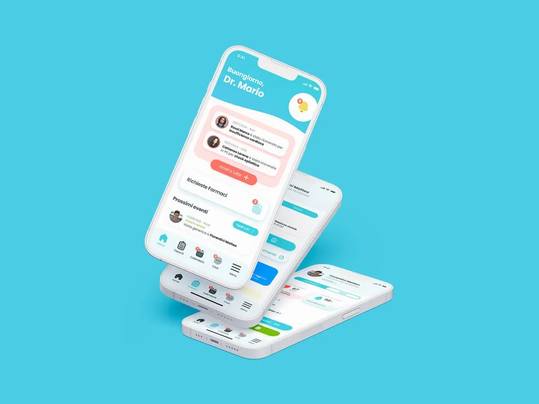 Mockup sito web su MacBook