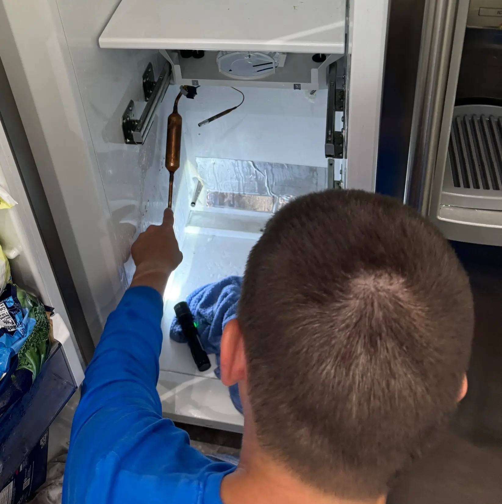 sub zero evaporator replacement