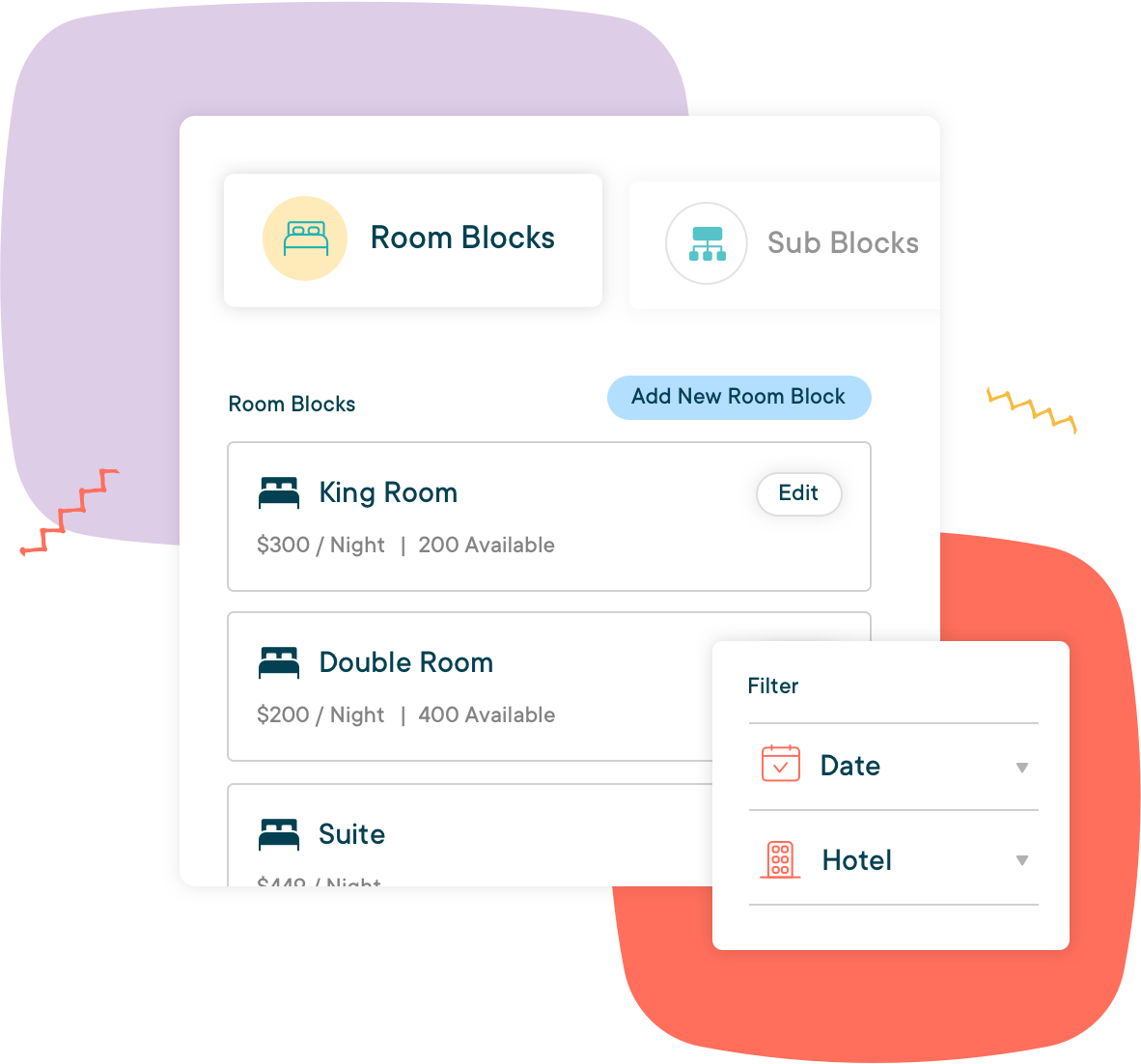 Let’s get a room for all your guests