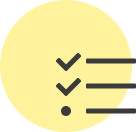 Symbol mit zwei Häkchen und Linien, die eine Liste oder erledigte Aufgaben darstellen.