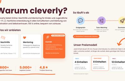 Vorschau des cleverly One Pagers