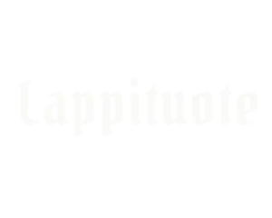 The word 'Lappituote' in stylized white text on a black background.