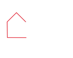 Logo with a red outlined house shape to the left and the text 'Udeman Properties' in black to the right.