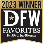 DFW Favorites Best of Men's Health award badge