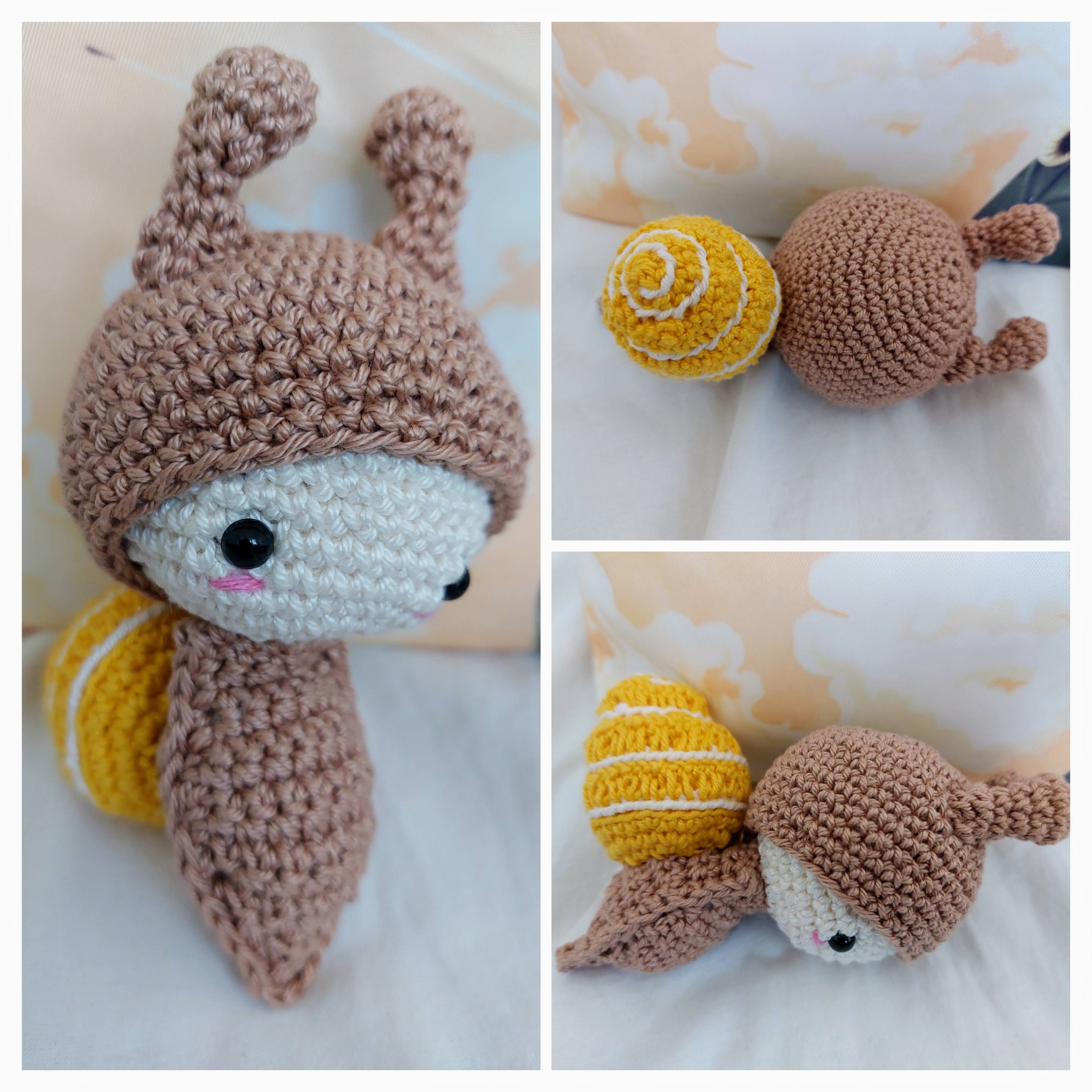 My version of Sea Snail - pattern from Lalylala's Beetles, Bugs And Butterflies by Lydia Tresselt