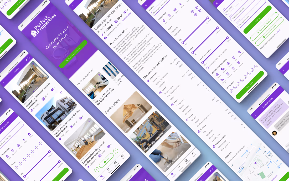 Artboard All mobile screens