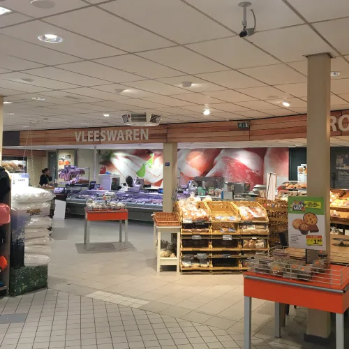 Signing in de Albert Heijn en interieur stijling