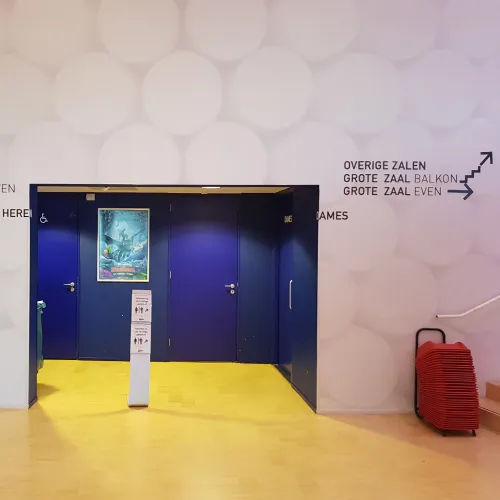 Zorg instelling interieur ontwerp en signing, voornamelijk bewegwijzering