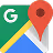 Google Maps app icon with multicolored map and red location pin