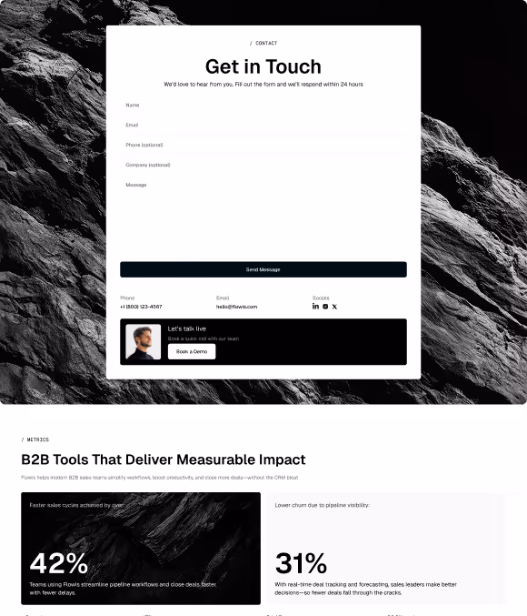 B2B SaaS platforms sections preview4