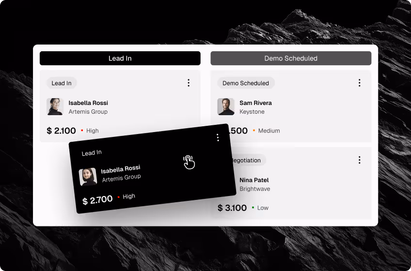 B2B SaaS software Webflow template feature1