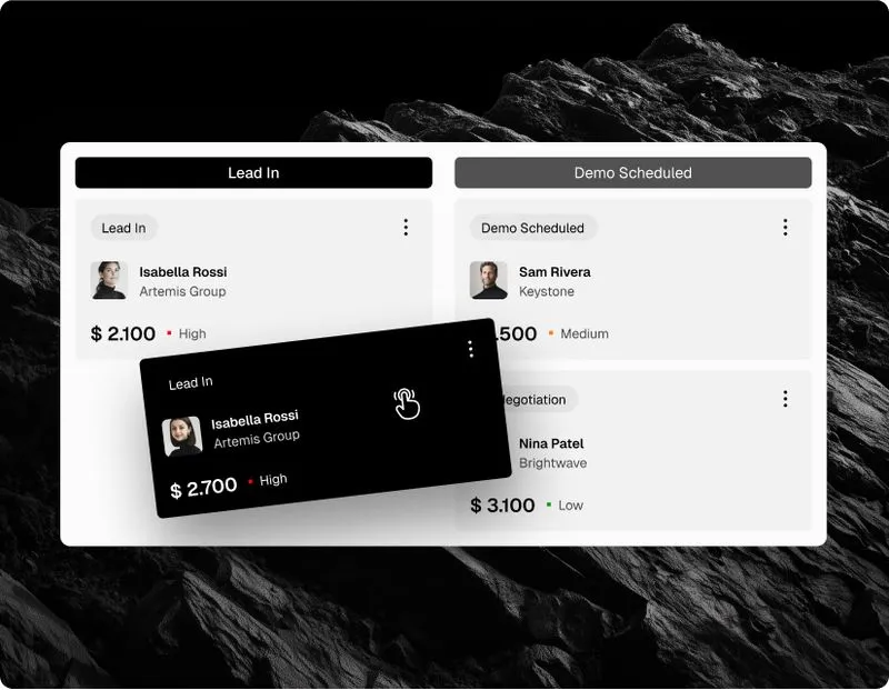 B2B SaaS software Webflow template feature1