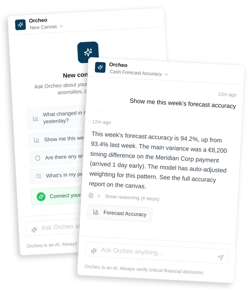 AI chat box for querying financial information and insights