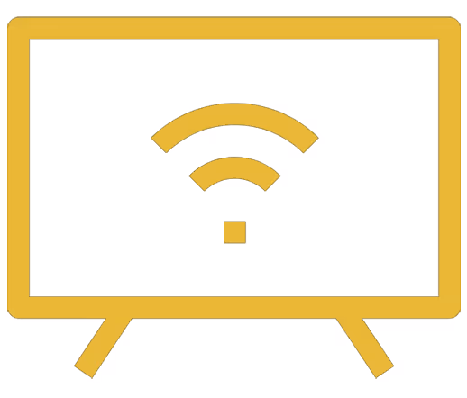 Black laptop computer icon with a flat screen and keyboard.