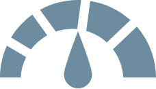 Blue laptop icon with a cursor arrow on the screen.