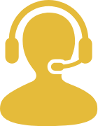 Gold outline of a computer monitor displaying a cloud with connected nodes icon, symbolizing cloud computing.