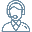 Icon of a house with a Wi-Fi signal inside representing smart home technology.