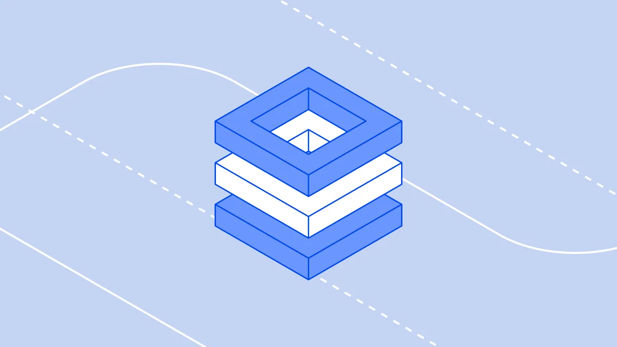 Three stacked layers representing the three pillars of durable data security: presence, lineage, and AI