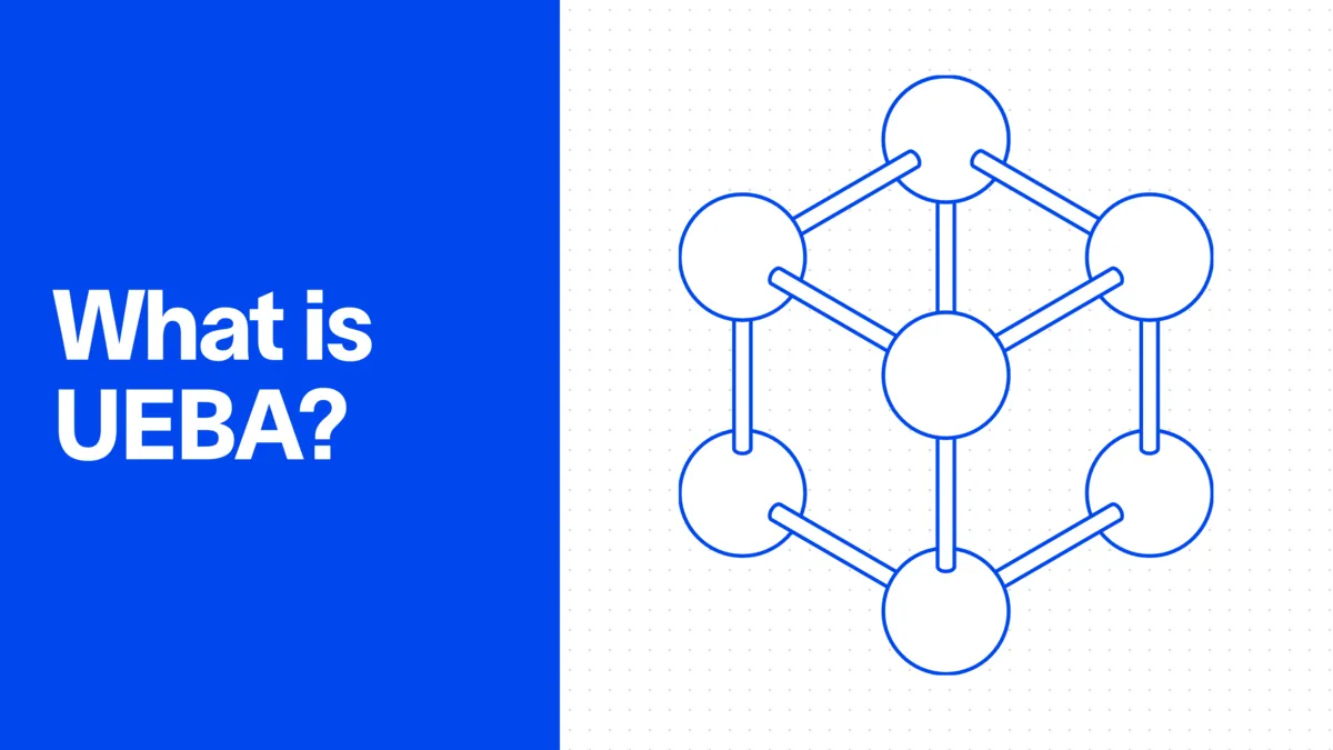 What is UEBA? — user and entity behavior analytics concept diagram