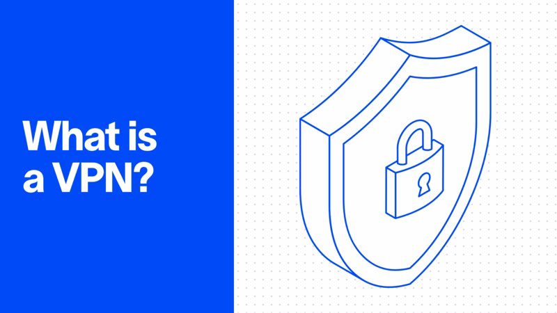 VPN encryption shield illustration