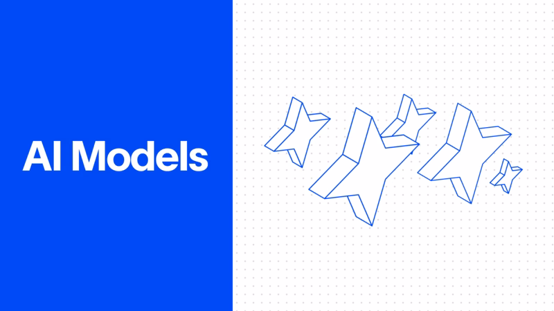Abstract illustration representing AI models
