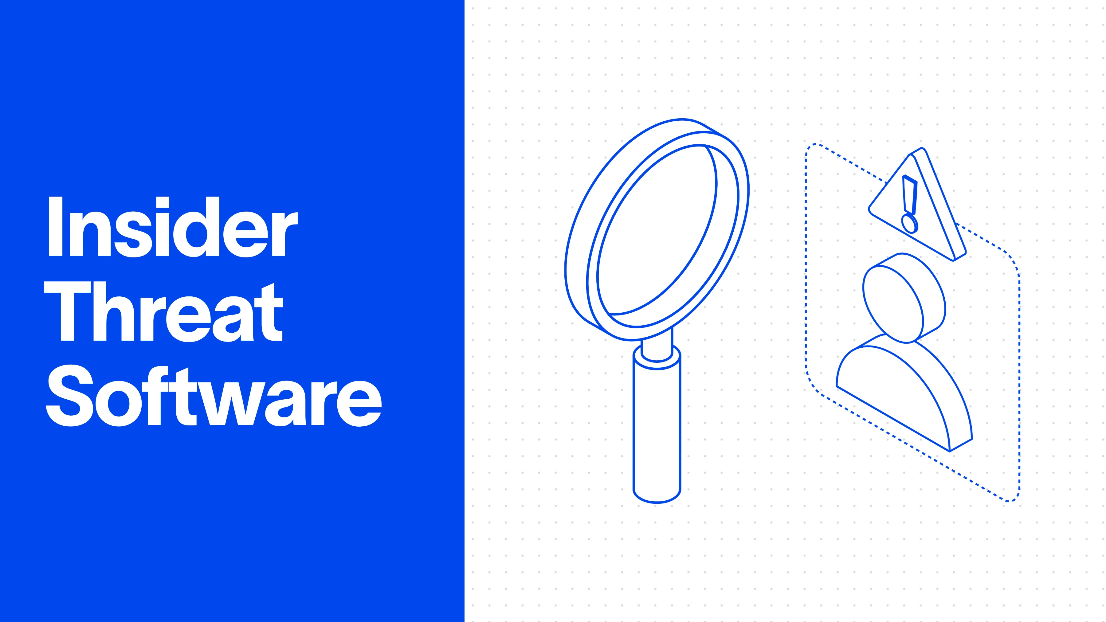 Insider threat software dashboard illustration