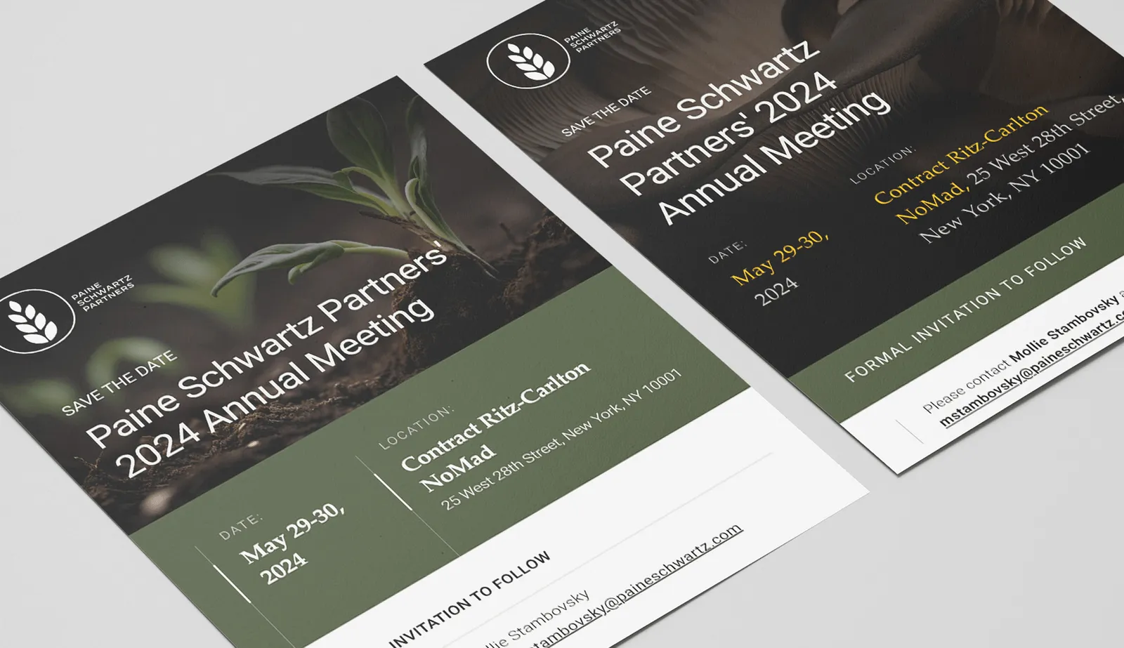 Paine Schwartz Partners annual general meeting branding