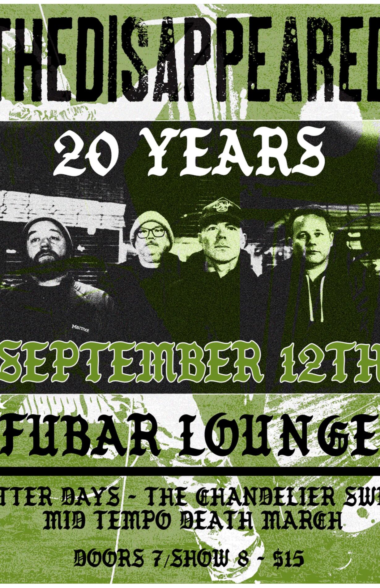 The Disappeared 20th Aniversary Party