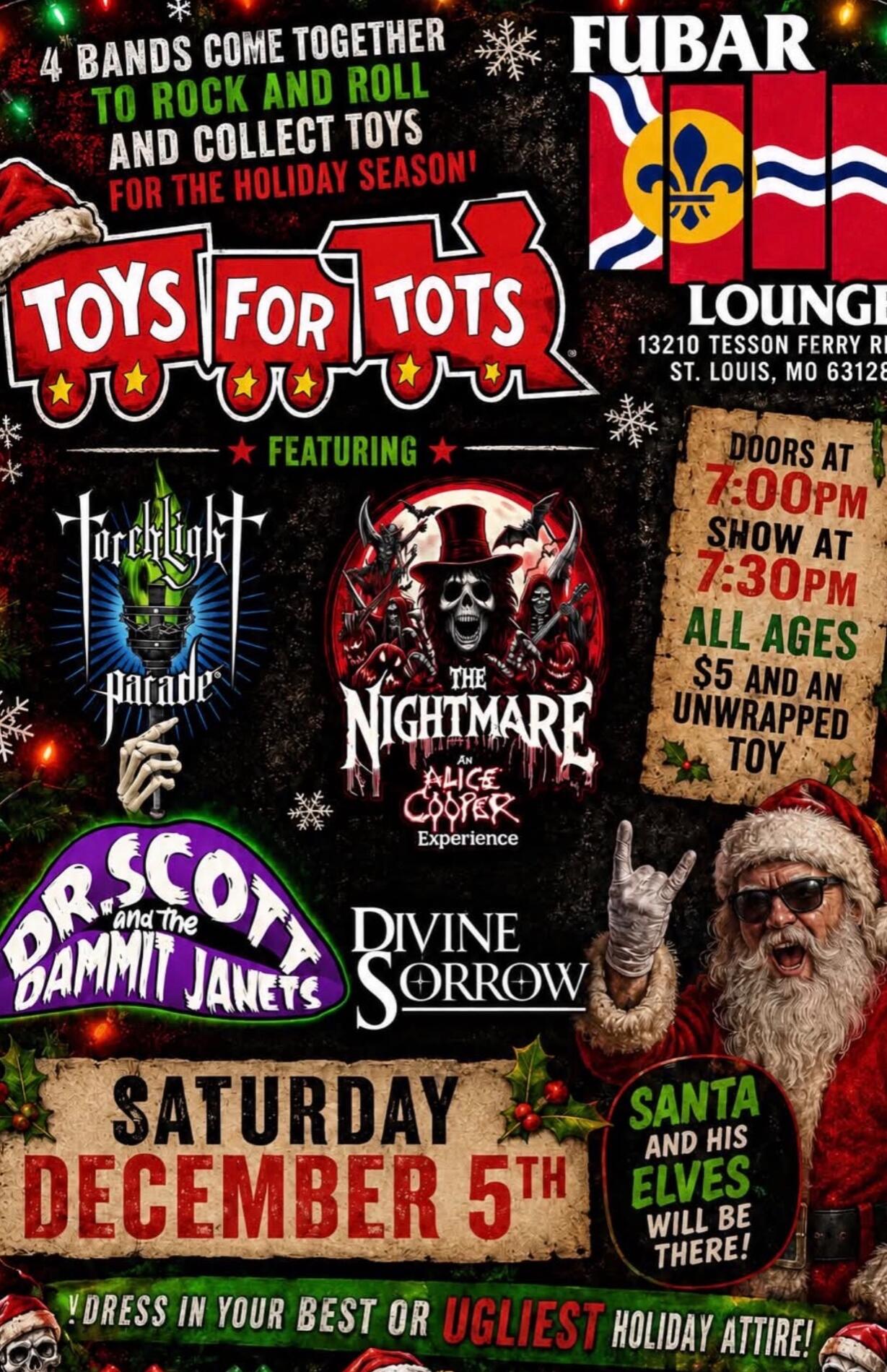 TOYS FOR TOTS Benefit show