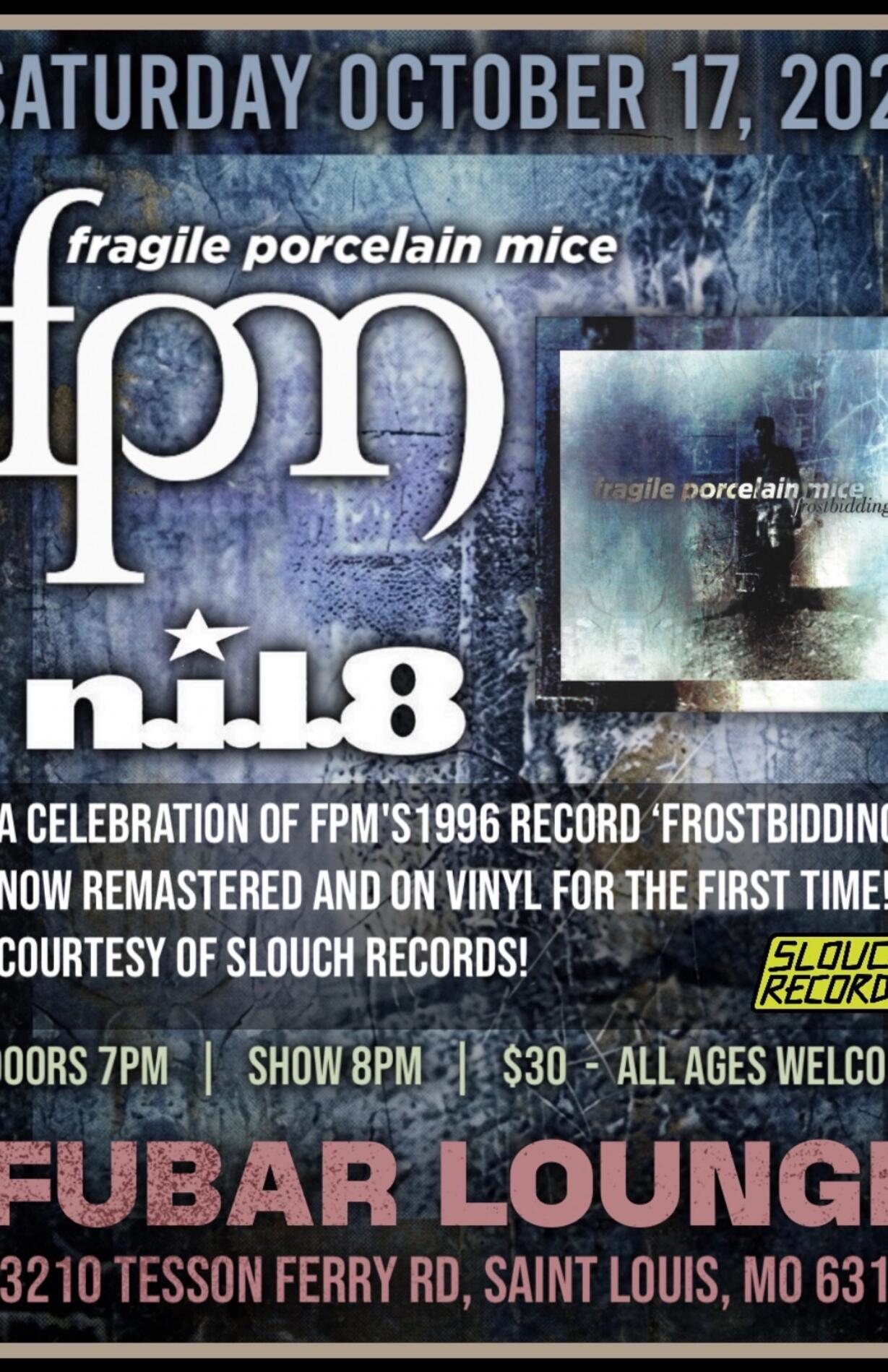 Fragile Porcelain Mice - Re-release of 1996’s “Frostbidding” remastered on vinyl for the 1st time!