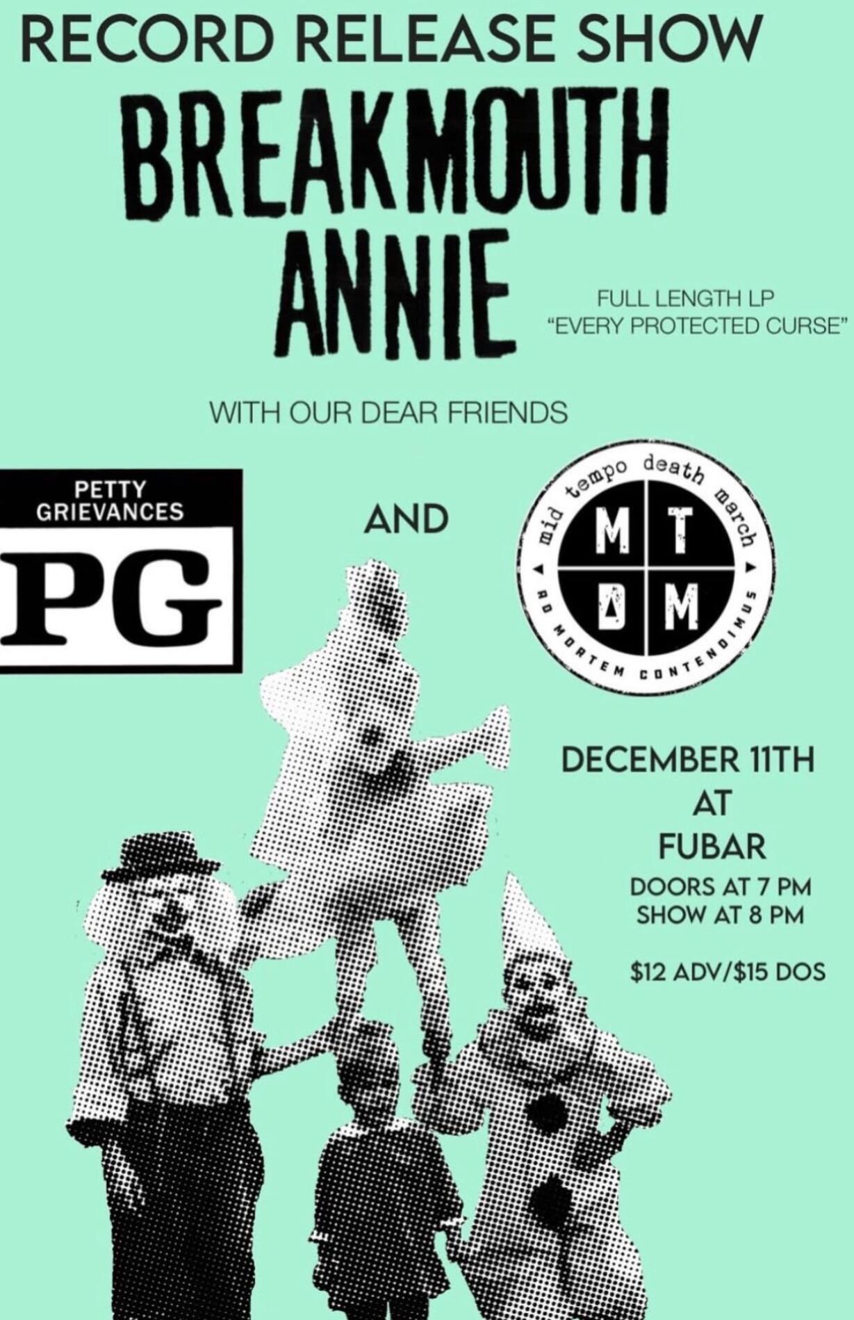 Breakmouth Annie - Record Release Show