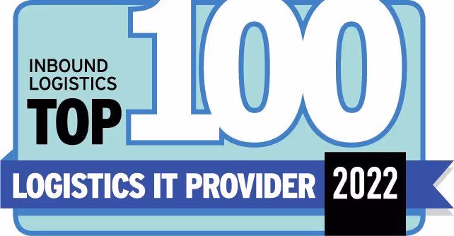 2022 Inbound Logistics Top 100 banner