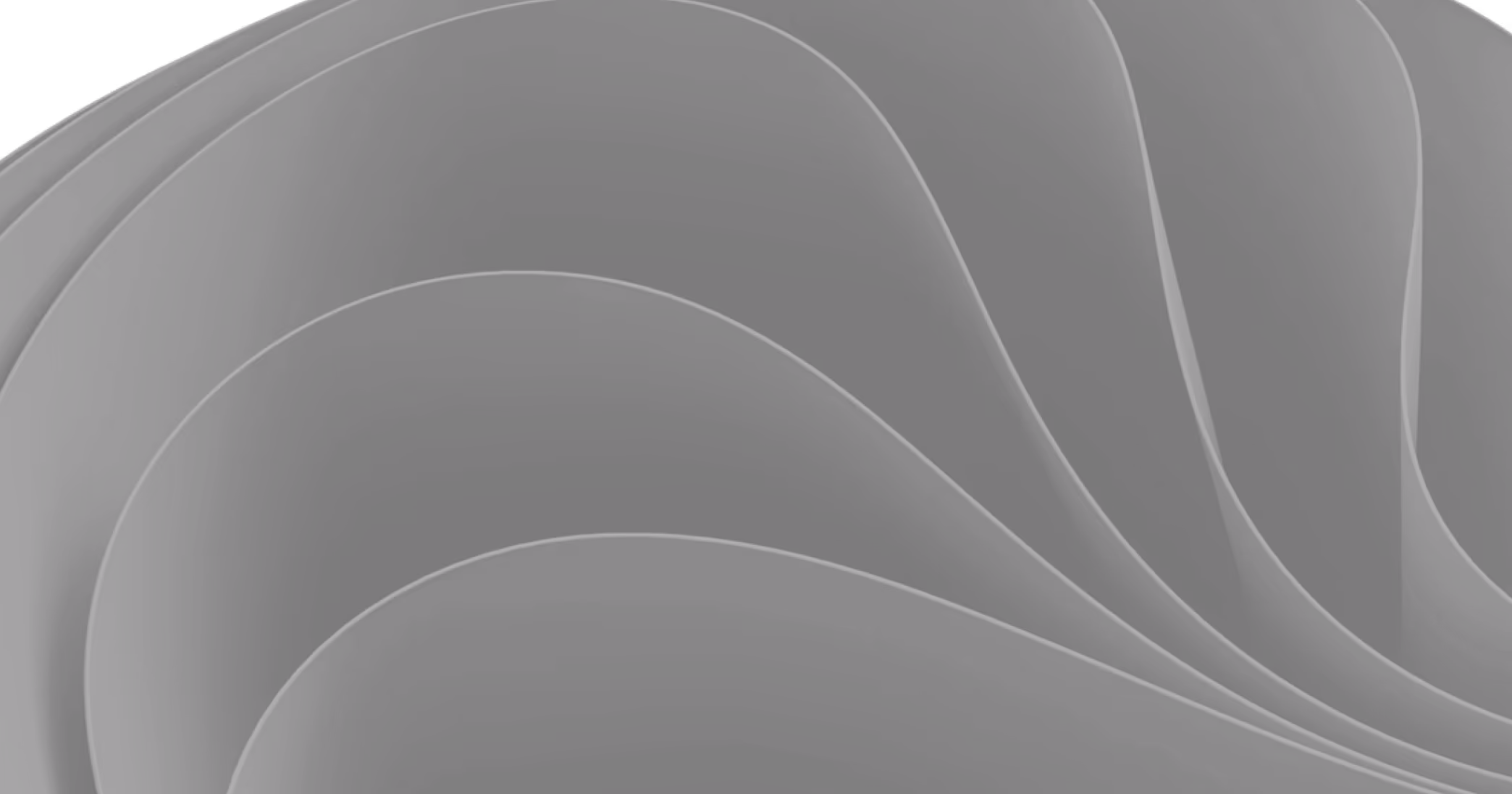 Abstract grayscale wave-like layered curves with smooth flowing lines.