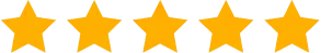 Five-star rating with four full gold stars and one half gold star.