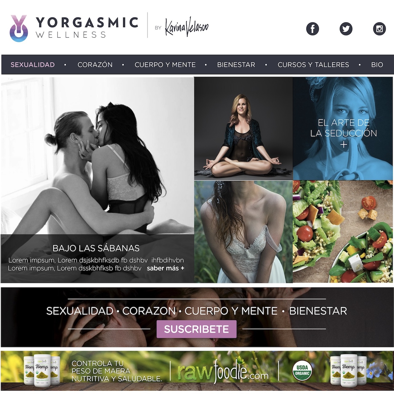 yorgasmic website screencap