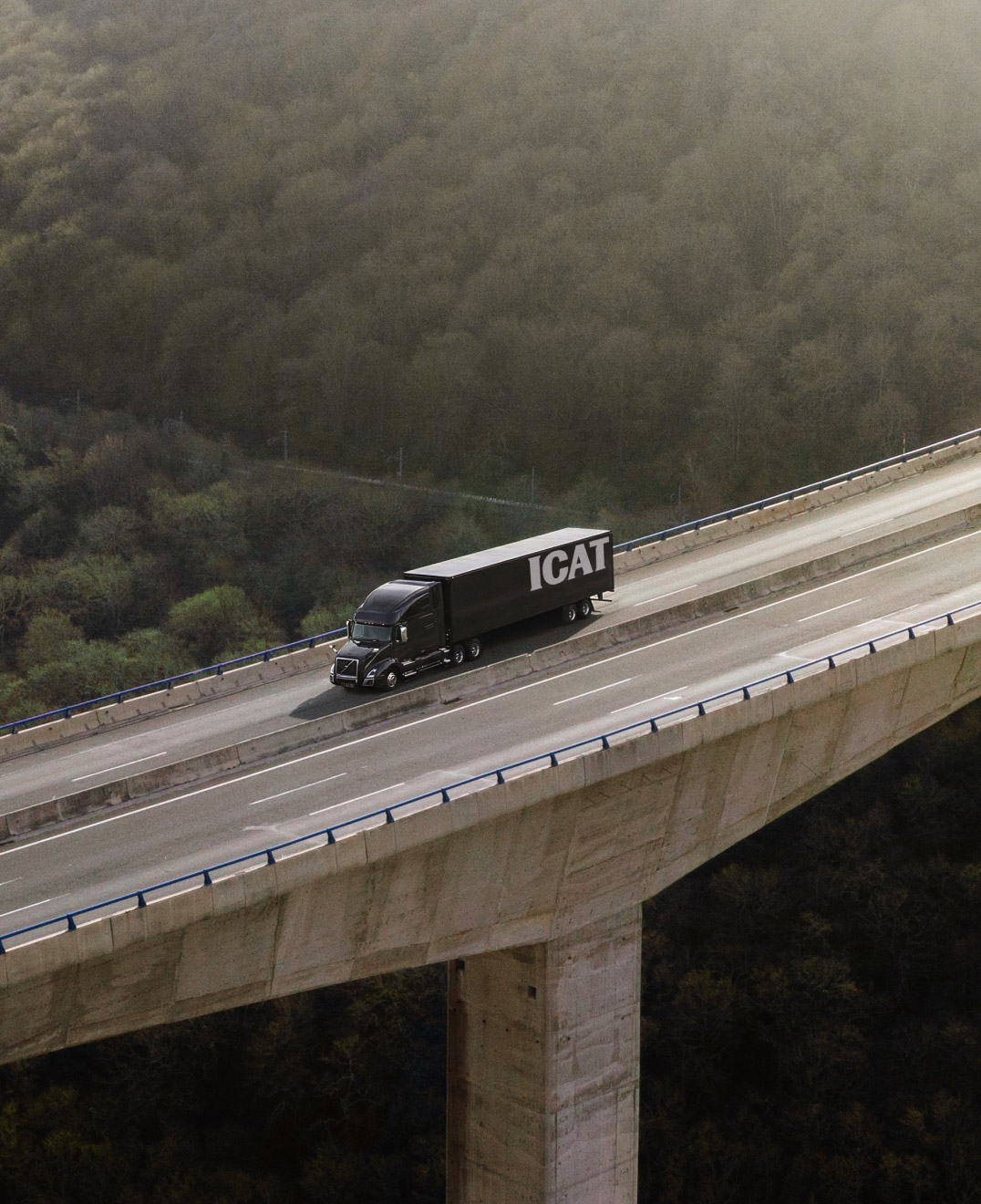 ICAT truck on the bridge