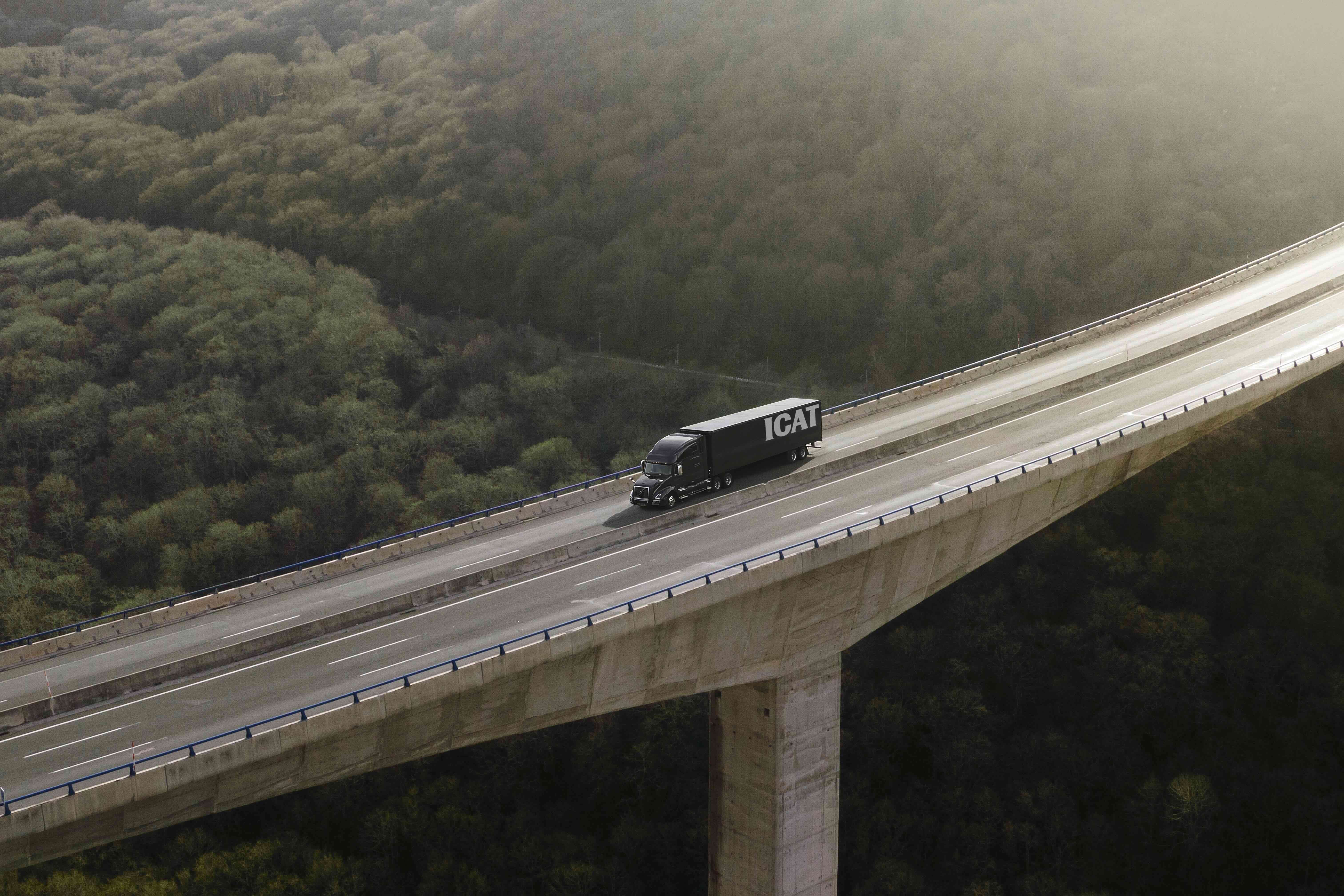 ICAT truck on the bridge